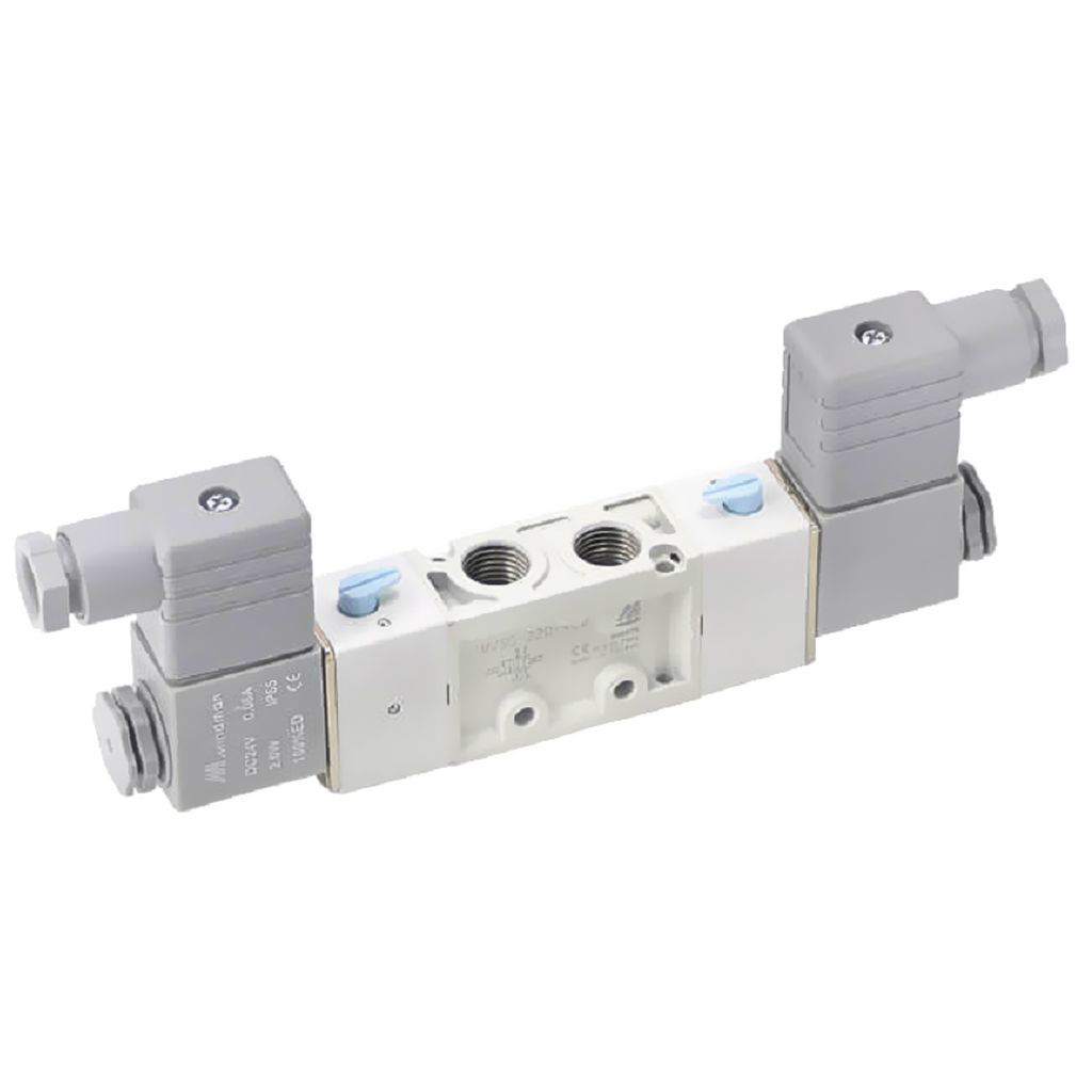 Mindman Solenoid Valve Series With 18 Sq.mm, 16 Sq.mm (5/3) Flow, MVSP-220