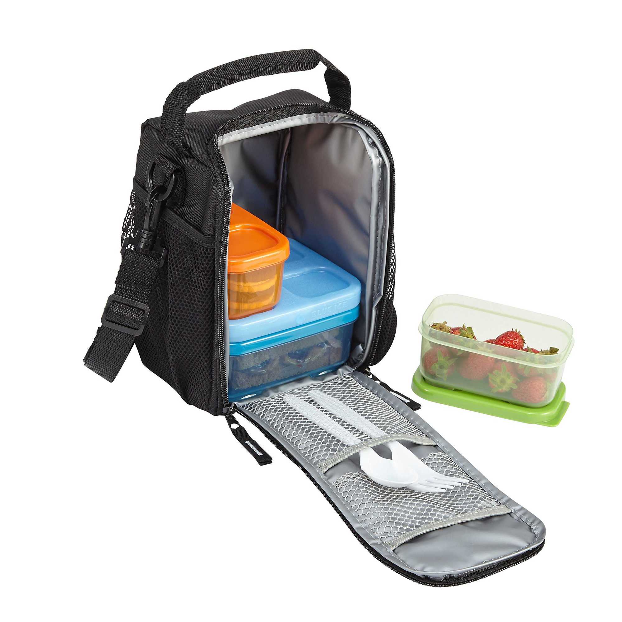 Rubbermaid LunchBlox Lunch Bag, Black Etch